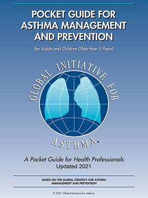 دانلود کتاب راهنمای بالینی پیشگیری، تشخیص و درمان آسم GINA Pocket Guide 2021