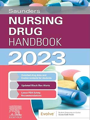 دانلود کتاب راهنمای داروی پرستاری ساندرز Saunders Nursing Drug Handbook 2023