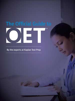 DVD صوتی + کتابOfficial Guide to OET (Kaplan Test Prep)