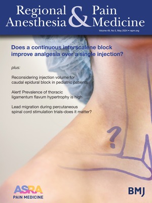 regional anesthesia and pain medicine 5.113