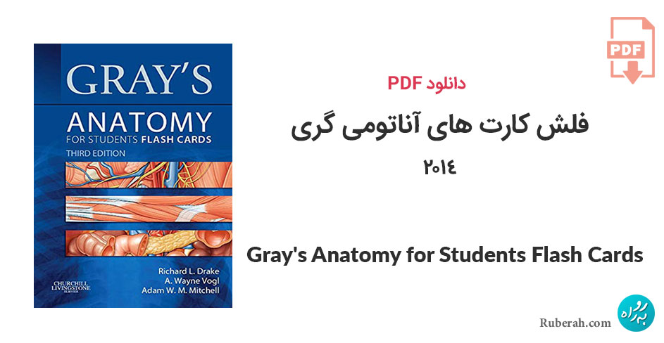 دانلود فلش کارت های آناتومی گری Gray's Anatomy for Students Flash Cards