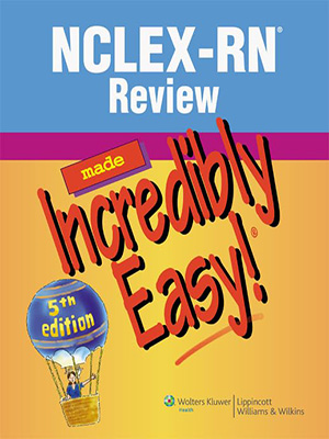 دانلود کتاب مرور آزمون NCLEX RN نسخه پنجم !NCLEX-RN Review Made Incredibly Easy
