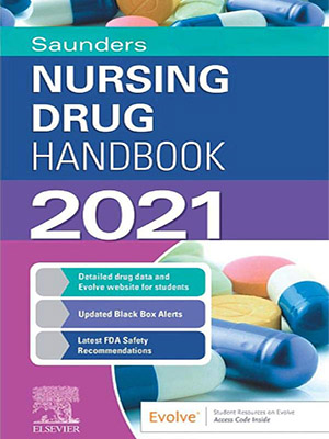 دانلود کتابچه راهنمای دارویی پرستاری ساندرز Saunders Nursing Drug Handbook 2021