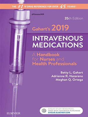 دانلود کتاب داروهای داخل وریدی Gahart's 2019 Intravenous Medications