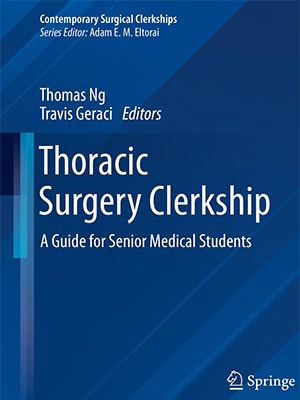 دانلود کتاب کارآموزی جراحی قفسه سینه Thoracic Surgery Clerkship: A Guide for Senior Medical Students