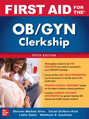 کتاب فرست اید زنان و زایمان First Aid for the OB/GYN Clerkship ویرایش 5