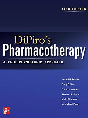 دانلود کتاب فارماکوتراپی دیپیرو: یک رویکرد پاتوفیزیولوژیک DiPiro's Pharmacotherapy: A Pathophysiologic Approach