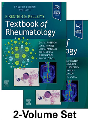 دانلود کتاب مجموعه ۲ جلدی روماتولوژی فایرستین و کلی Firestein & Kelley's Textbook of Rheumatology 2-Volume Set