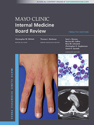 دانلود کتاب مرور بورد پزشکی داخلی کلینیک مایو Mayo Clinic Internal Medicine Board Review