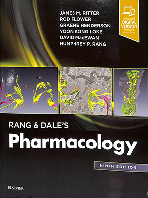 دانلود کتاب فارماکولوژی رنگ و دیل 2019 Rang and Dale's pharmacology