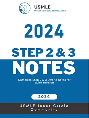 دانلود کتاب دایره داخلی USMLE مراحل دوم و سوم USMLE Inner Circle Step 2 And 3 Notes 2024