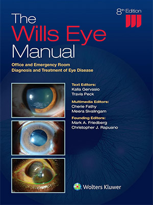 دانلود کتاب راهنمای چشم ویلز: تشخیص و درمان بیماری های چشمی The Wills Eye Manual: Office and Emergency Room Diagnosis and Treatment of Eye Disease