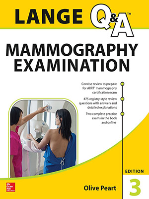 دانلود کتاب پرسش و پاسخ لانگ: معاینه ماموگرافی LANGE Q&A: Mammography Examination