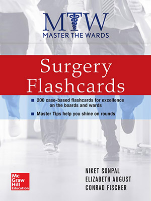 دانلود کتاب تسلط بر بخشها: فلش کارتهای جراحی Master the Wards: Surgery Flashcards