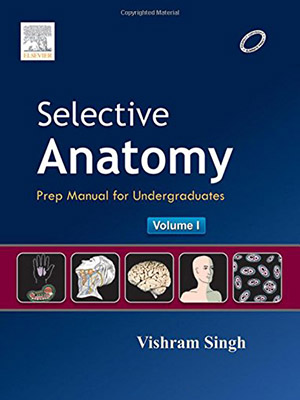 دانلود کتاب آناتومی انتخابی: راهنمای آمادگی برای دانشجویان کارشناسی، جلد اول Selective Anatomy: Prep Manual for Undergraduates, Vol 1
