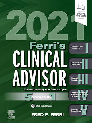 دانلود کتاب مشاور بالینی فری Ferri's Clinical Advisor 2021: 5 Books in 1