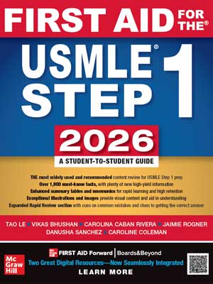 دانلود کتاب First Aid for the USMLE Step 1 2026 (ویرایش 36)